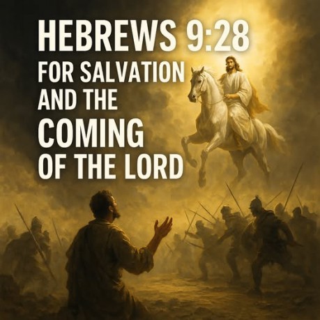 poster Salvation - HEBREWS 9:28 – FOR SALVATION AND THE COMING OF THE LORD