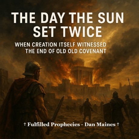 poster The Day the Sun Set Twice: When Creation Itself Witnessed the End of the Old Covenant