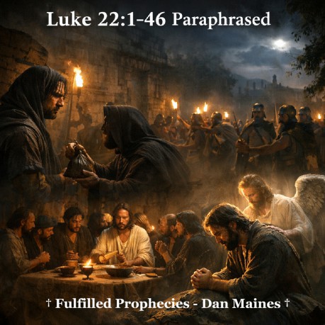 poster    Luke 22:1-46 Paraphrased