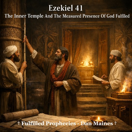 poster    Ezekiel 41 The Inner Temple And The Measured Presence Of God Fulfilled