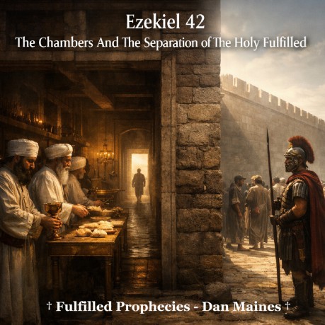 poster    Ezekiel 42 The Chambers And The Separation Of The Holy Fulfilled