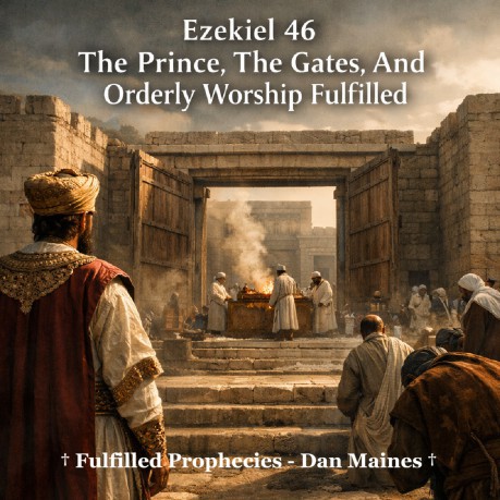 poster Ezekiel 46 The Prince The Gates And Orderly Worship Fulfilled