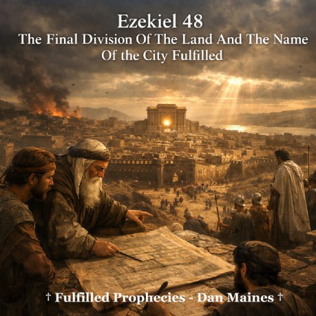 poster    Ezekiel 48 The Final Division Of The Land And The Name Of The City Fulfilled