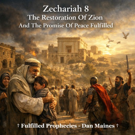 poster    Zechariah 8 The Restoration Of Zion And The Promise Of Peace Fulfilled