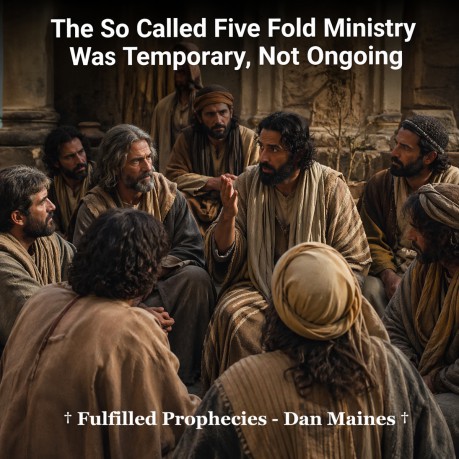 poster Gifts - The So Called Five Fold Ministry Was Temporary, Not Ongoing