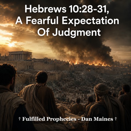 poster Hebrews 10:28-31, A Fearful Expectation Of Judgment