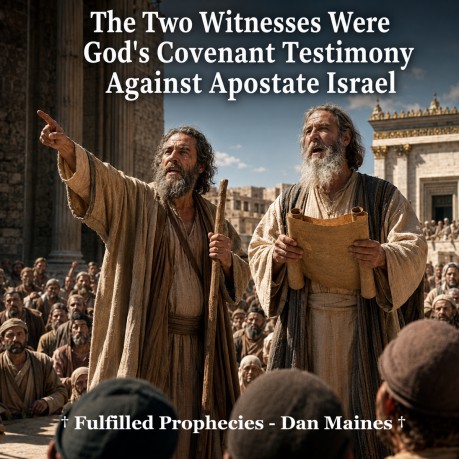 poster The Two Witnesses Were God's Covenant Testimony Against Apostate Israel