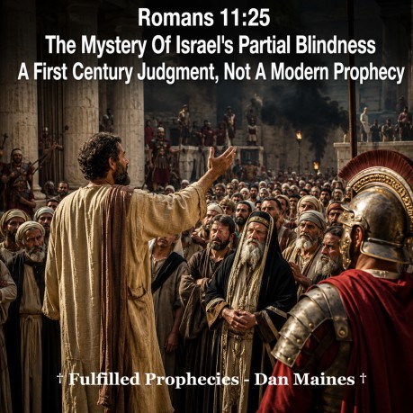 poster The Mystery Of Israel's Partial Blindness A First Century Judgment, Not A Modern Prophecy