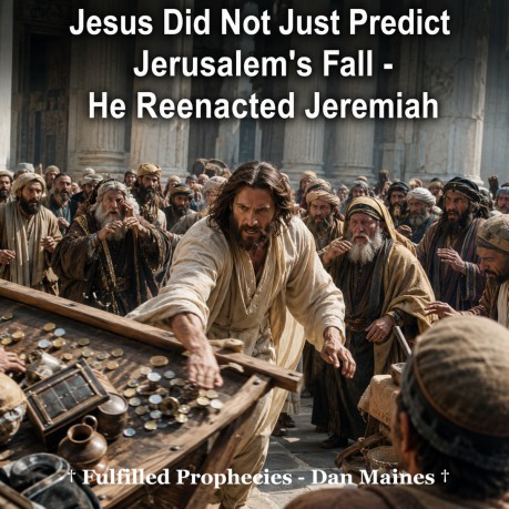 poster Covenant - Jesus Did Not Just Predict Jerusalem's Fall - He Reenacted Jeremiah