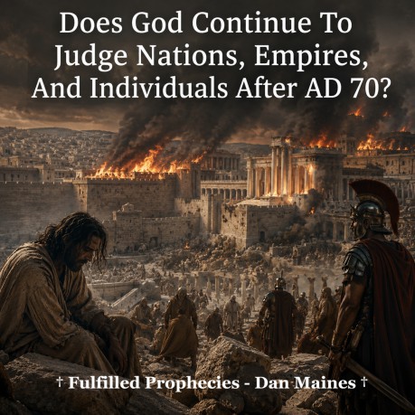 poster Judment - Does God Continue To Judge Nations, Empires, And Individuals After AD 70?