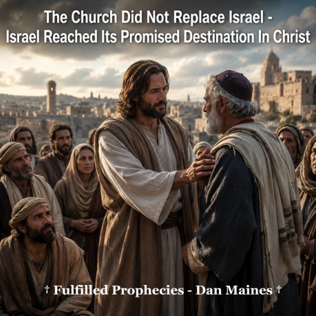 poster Covenant - The Church Did Not Replace Israel - Israel Reached Its Promised Destination In Christ