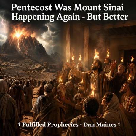 poster Covenant - Pentecost Was Mount Sinai Happening Again - But Better