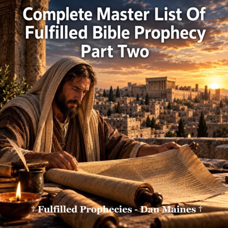 poster Complete Master List Of Fulfilled Bible Prophecy - Part Two