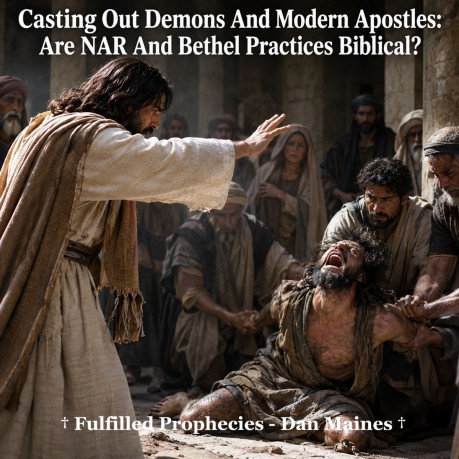 poster Casting Out Demons And Modern Apostles: Are NAR And Bethel Practices Biblical?