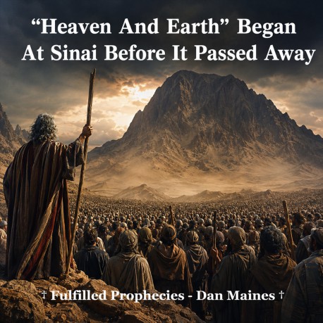 poster Heaven And Earth Began At Sinai Before It Passed Away
