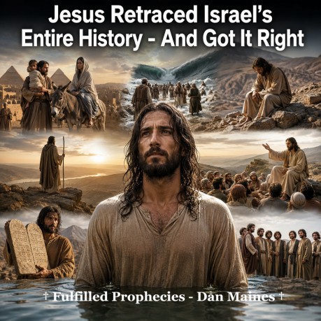 poster Jesus Retraced Israel's Entire History - And Got It Right